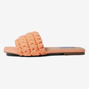 Steve Madden Maldeve Orange Slip On Sandals